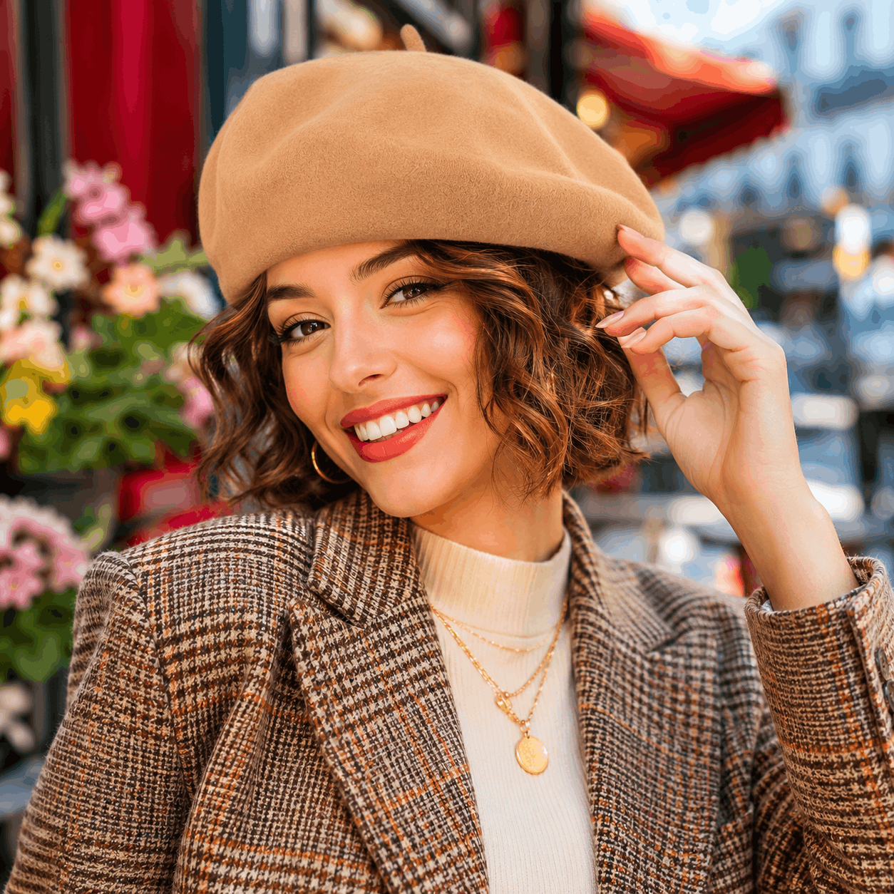 Beret damski